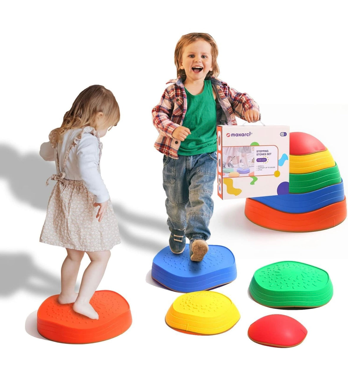 Rainbow Stepping Stones