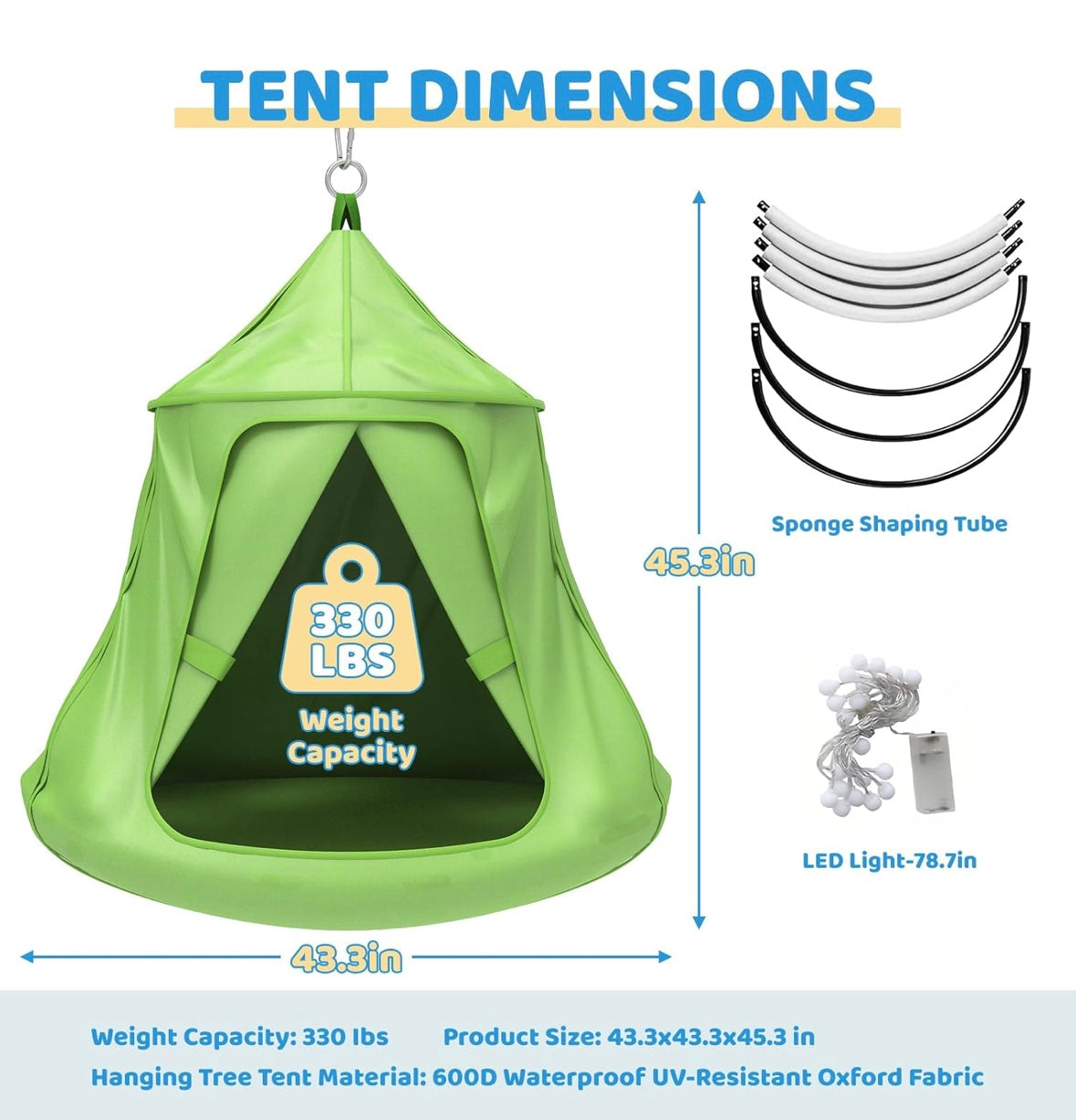 X-Shaped Swing Set