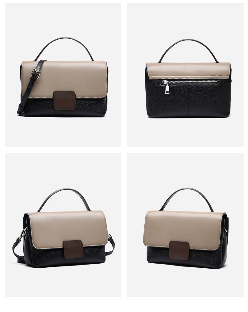 Genuine leather crossbody bag