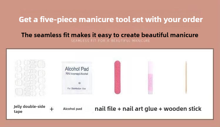 1037- Handmade press on nails