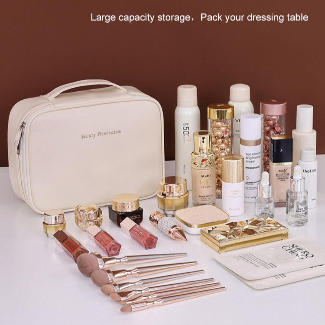 Travel makeup bag