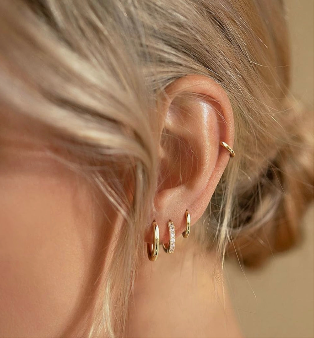 Earrings Gold Set