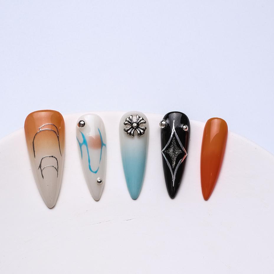 1064 Handmade Press on Nails