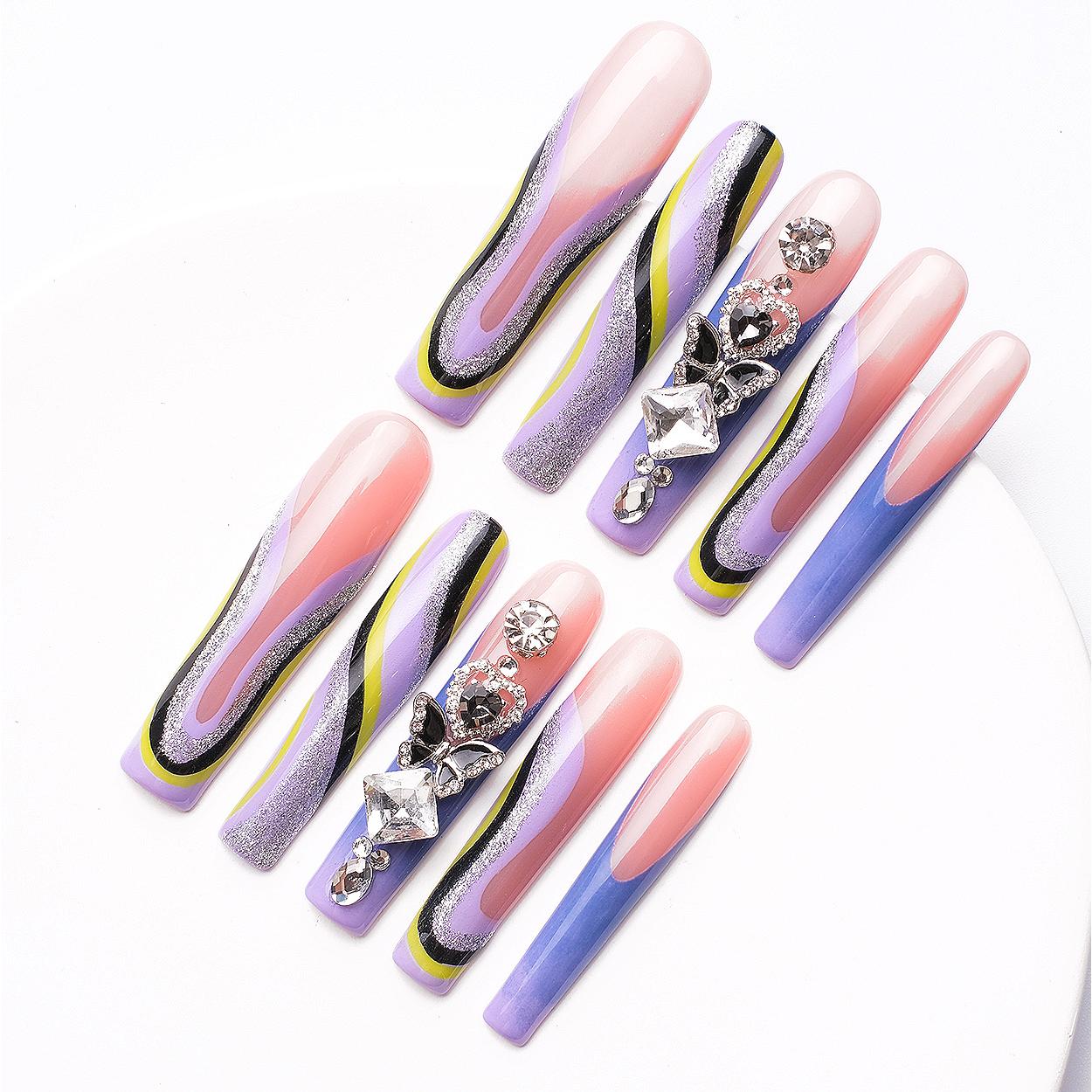 1068 Handmade Press on Nails