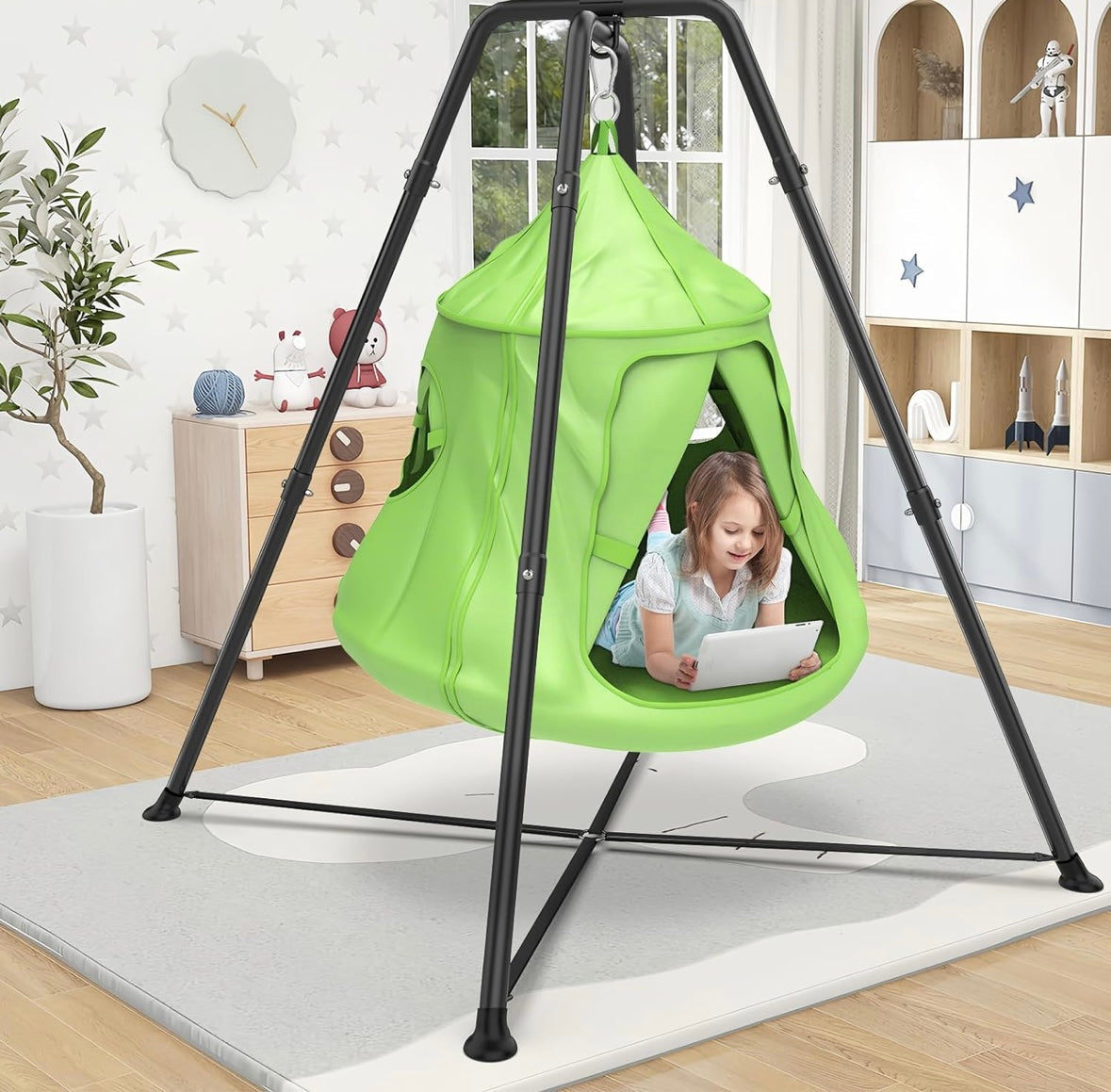 X-Shaped Swing Set