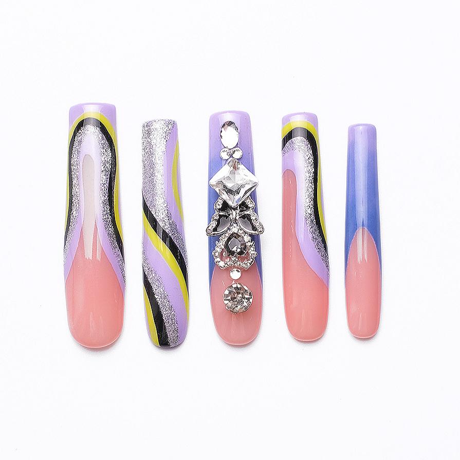 1068 Handmade Press on Nails