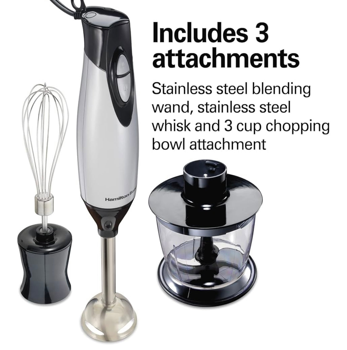 Hamilton Beach 4-in-1 Electric Immersion Hand Blender