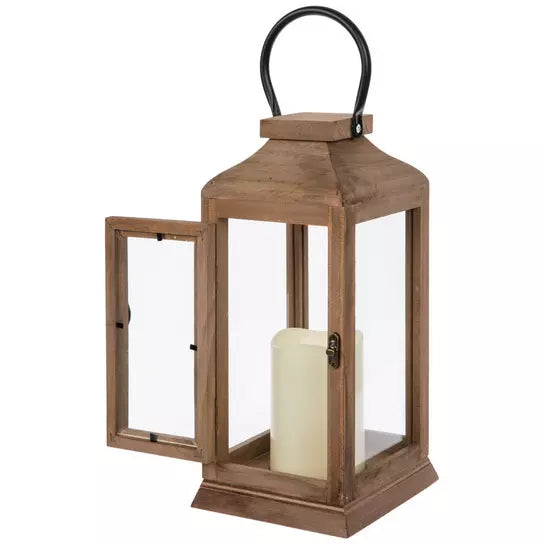 Wooden LED Lantern