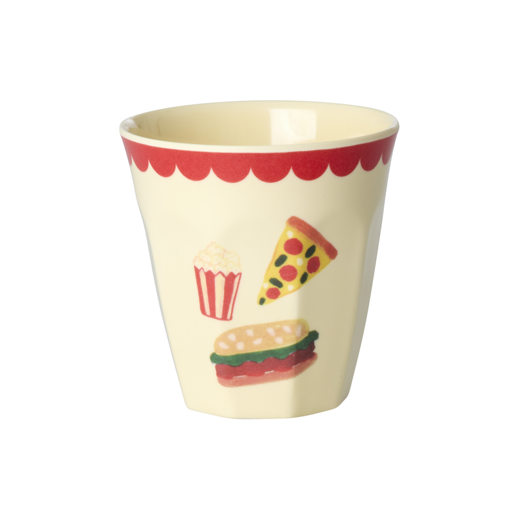 Melamine Kids Cups in Fun Fair Mint Prints - Small - 6 pcs. in Gift Box -