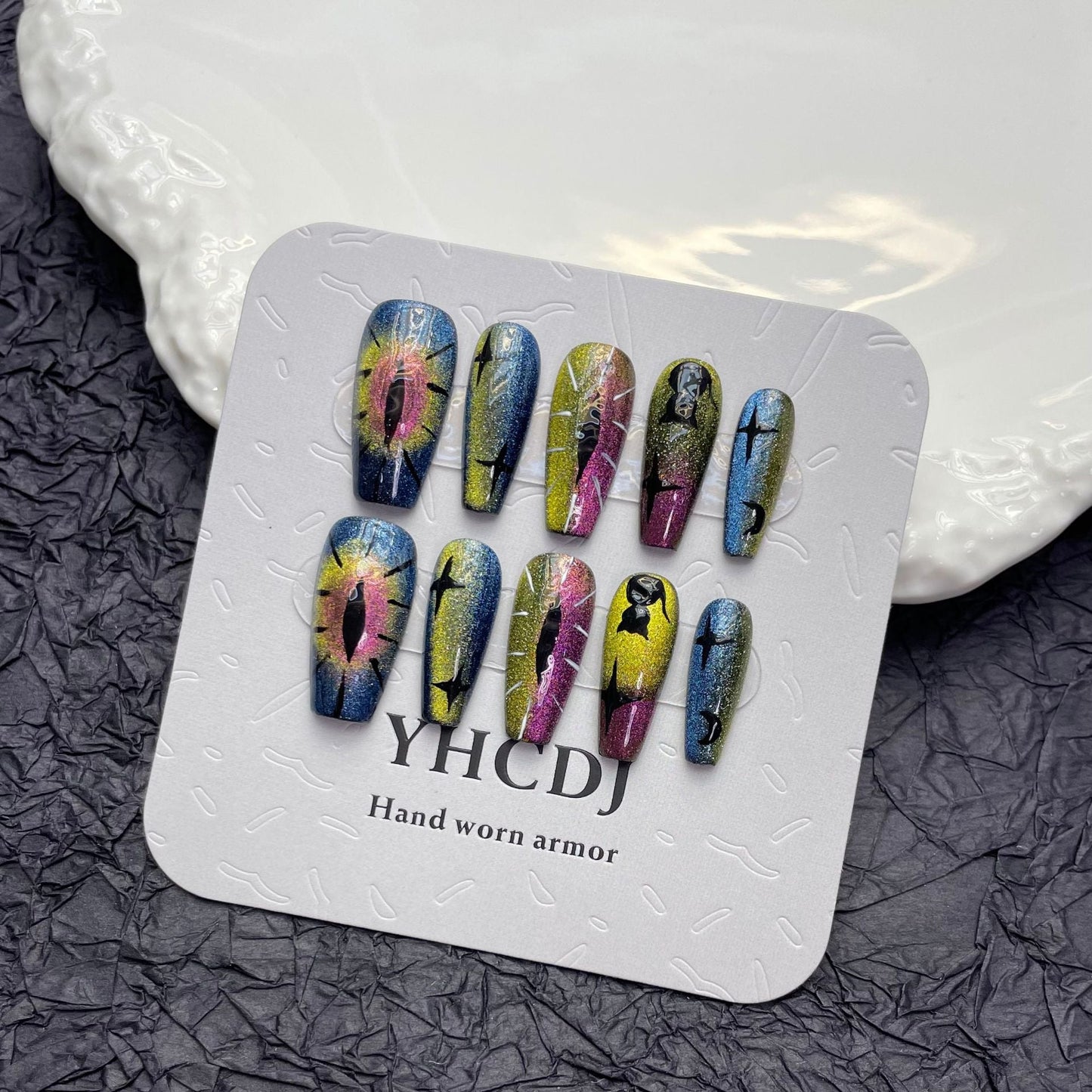 1022- Handmade press on nails