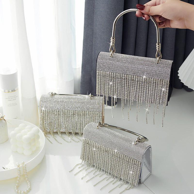 GlitteringTassel Rhinestone Purse