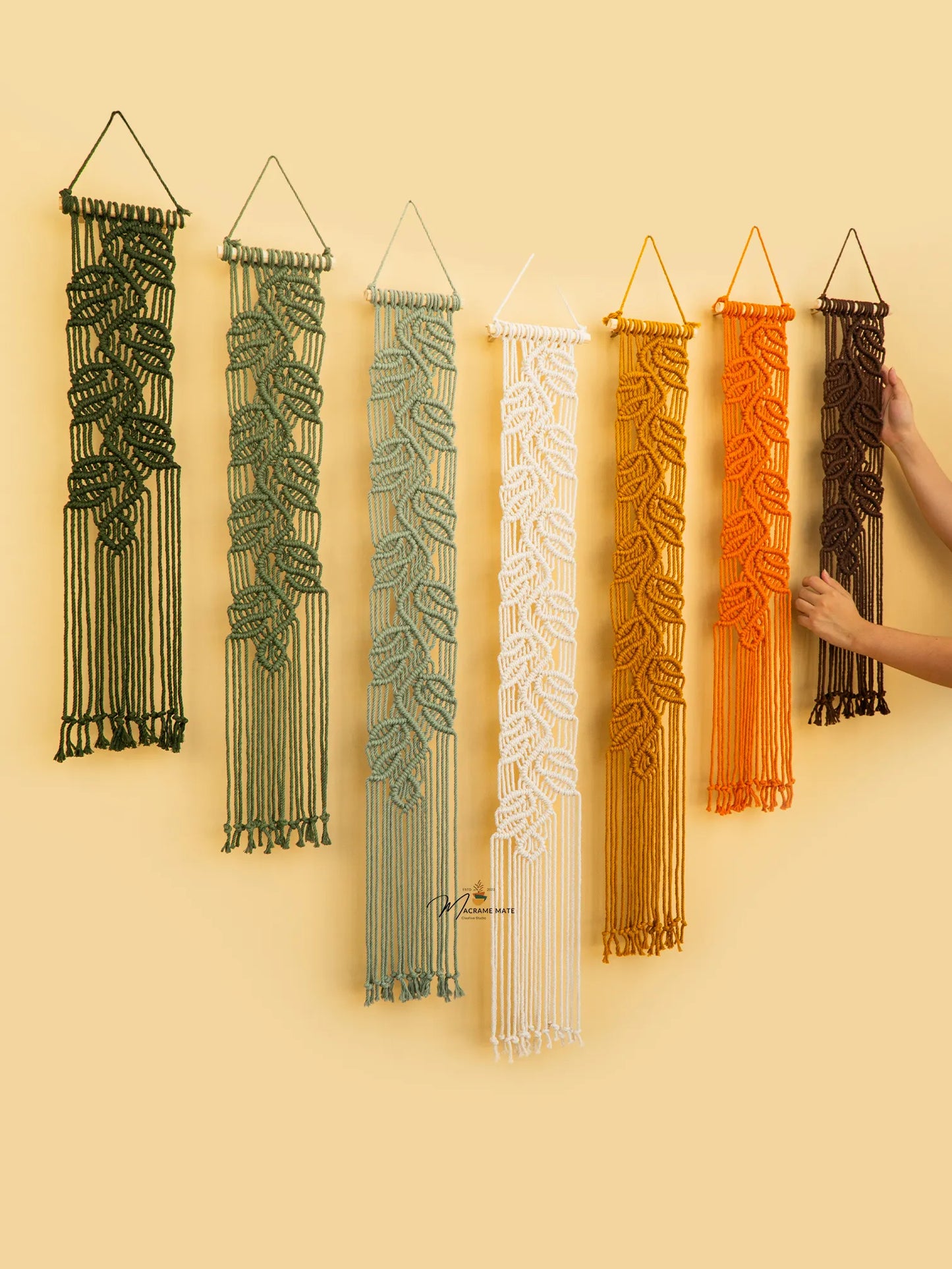 Green Earth Macrame Wall Hanging