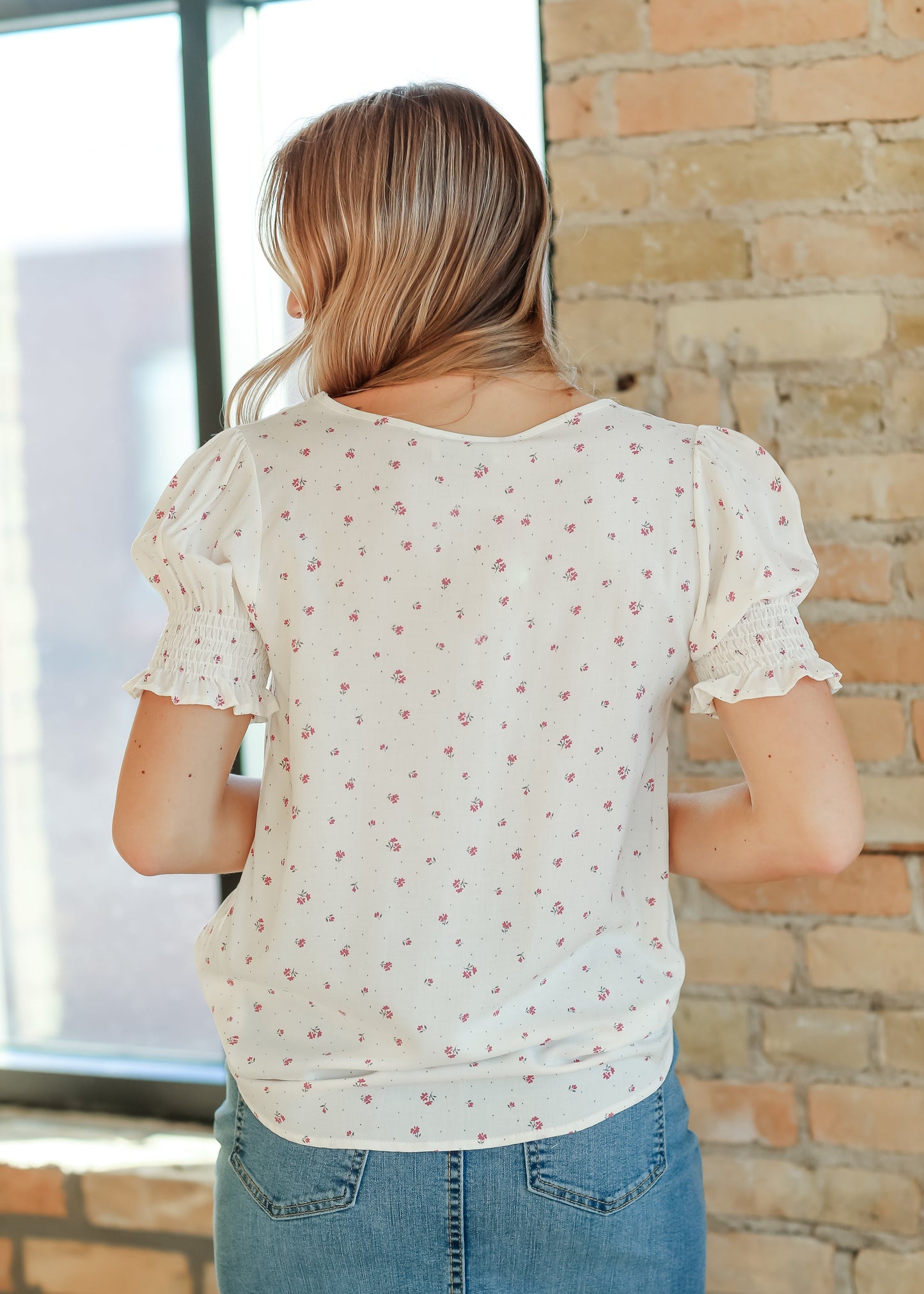 Short Ruffle Sleeve Top - FINAL SALE