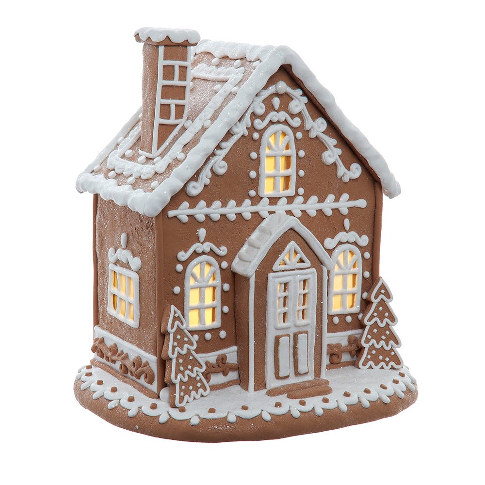 Kurt Adler 11.5-Inch Battery Operated Gingerbread House