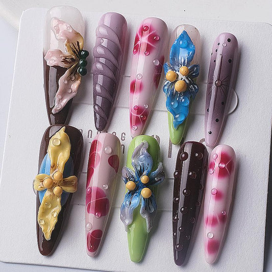 1065 Handmade Press On Nails