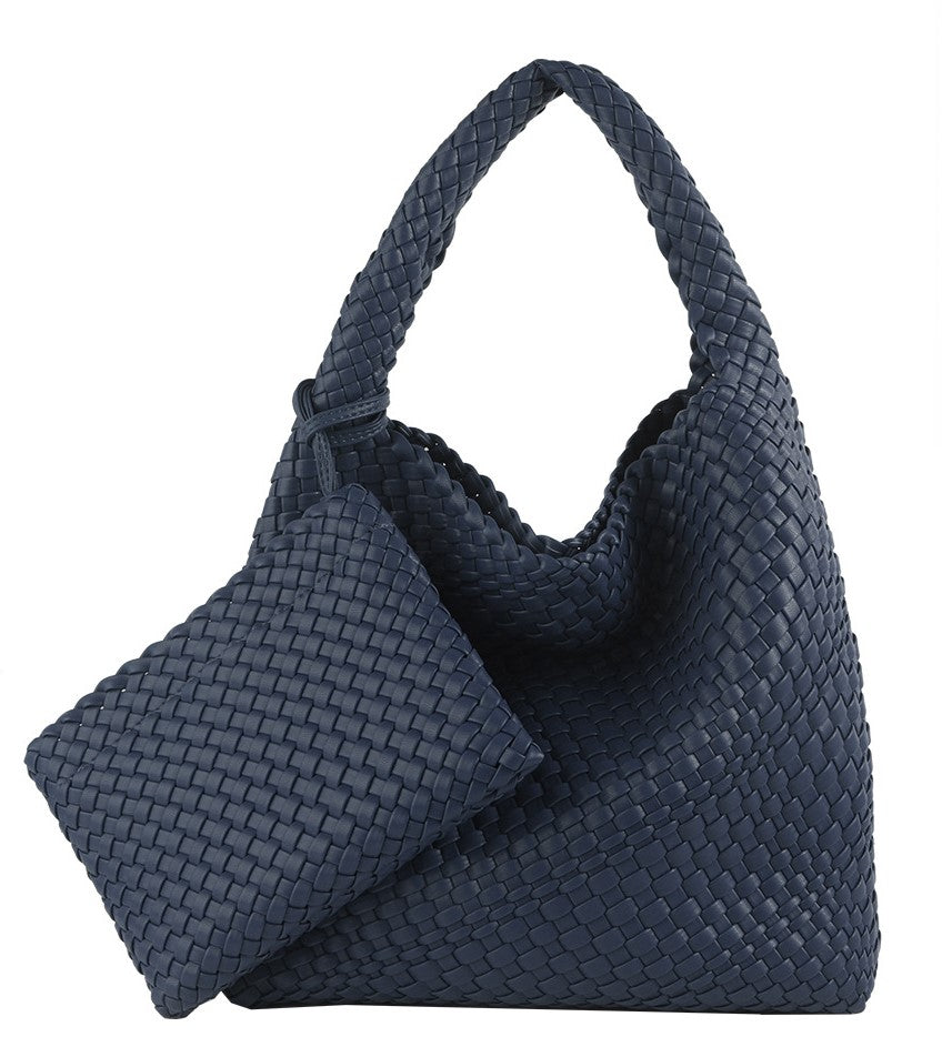 Commuter Bag Large Woven Purse 2 in 1