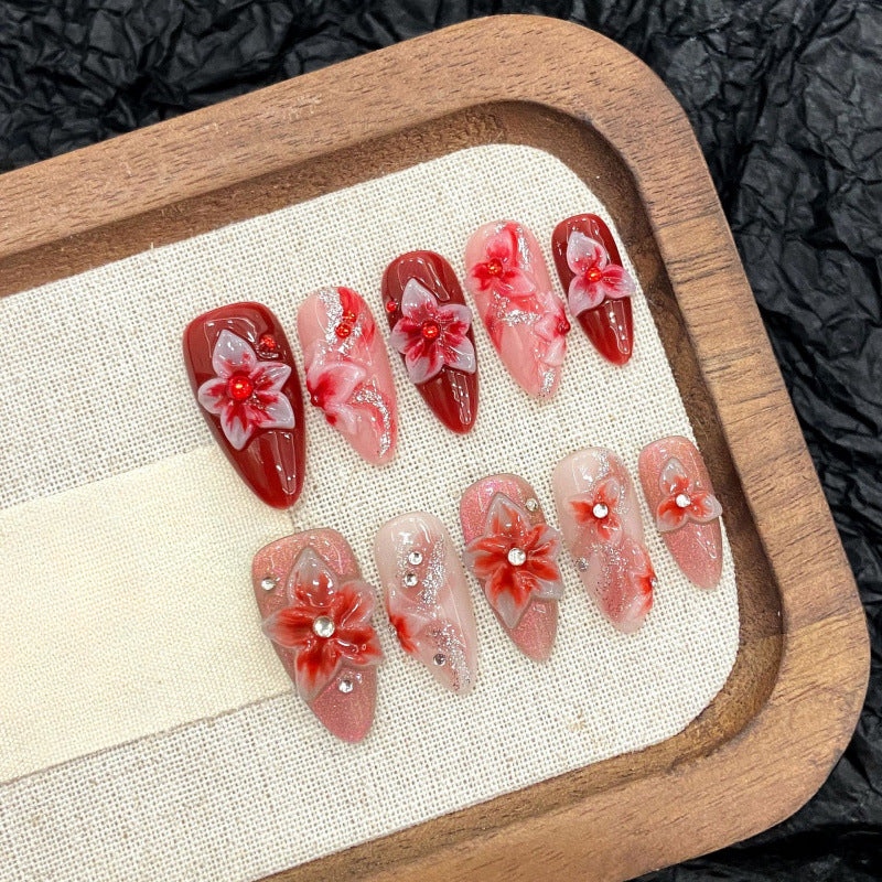 0978- Handmade press on nails