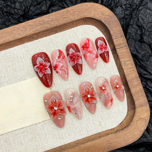 0978- Handmade press on nails