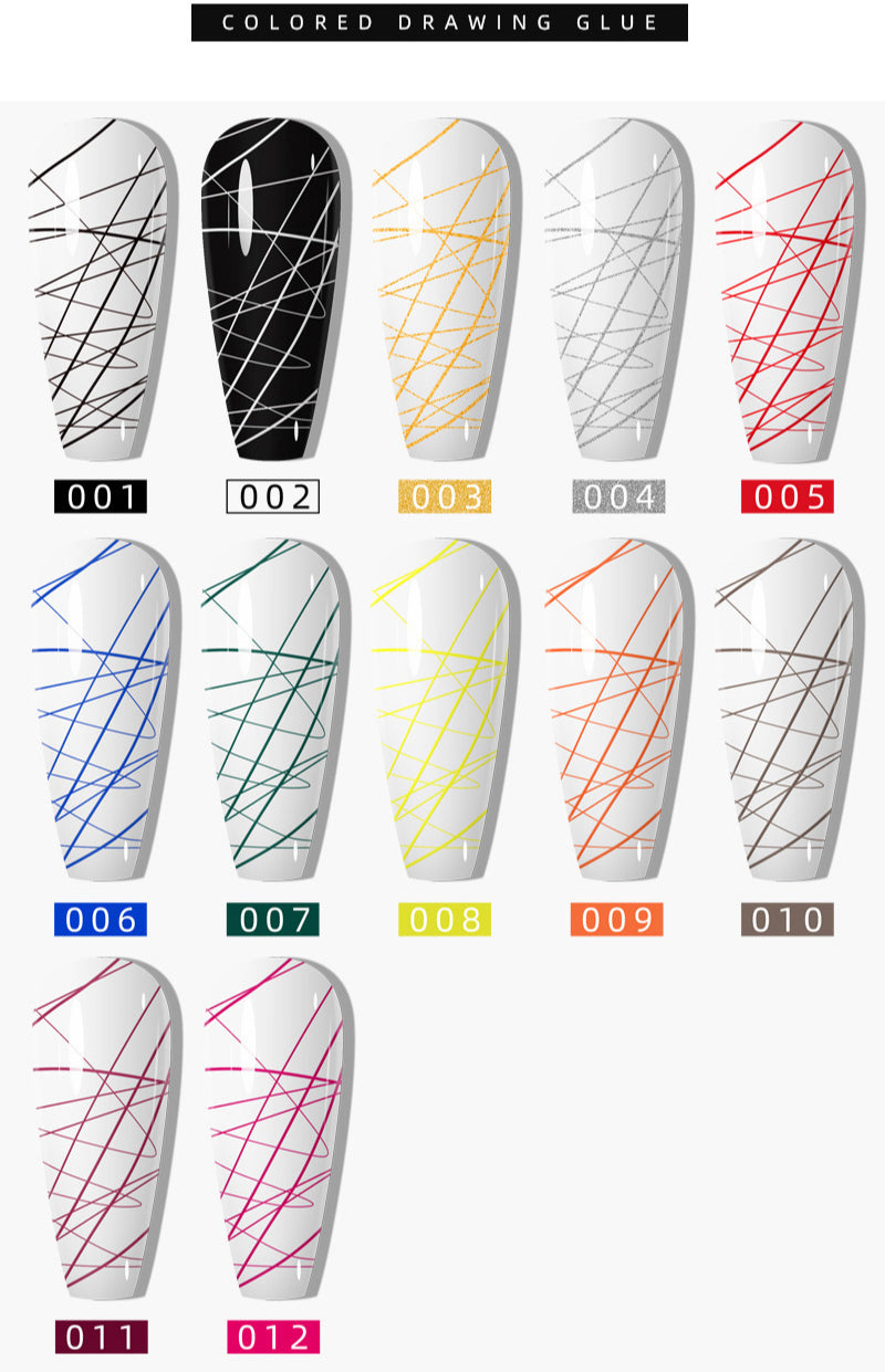 1060 Nail Art Elastic Glue Nail Polish Phototherapy