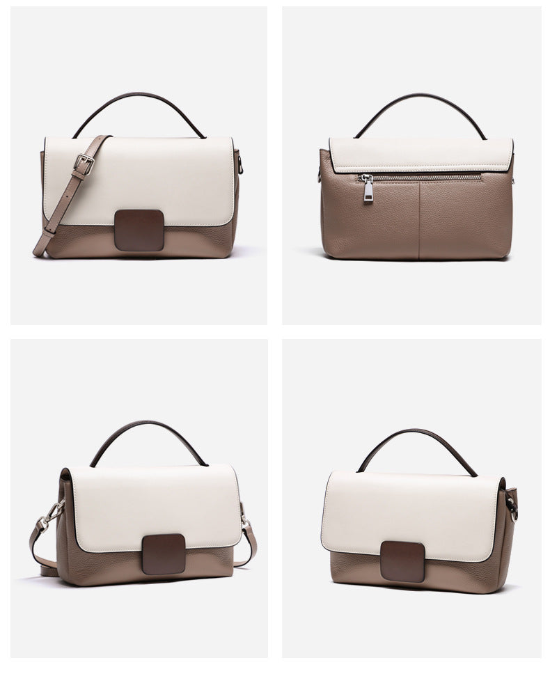 Genuine leather crossbody bag