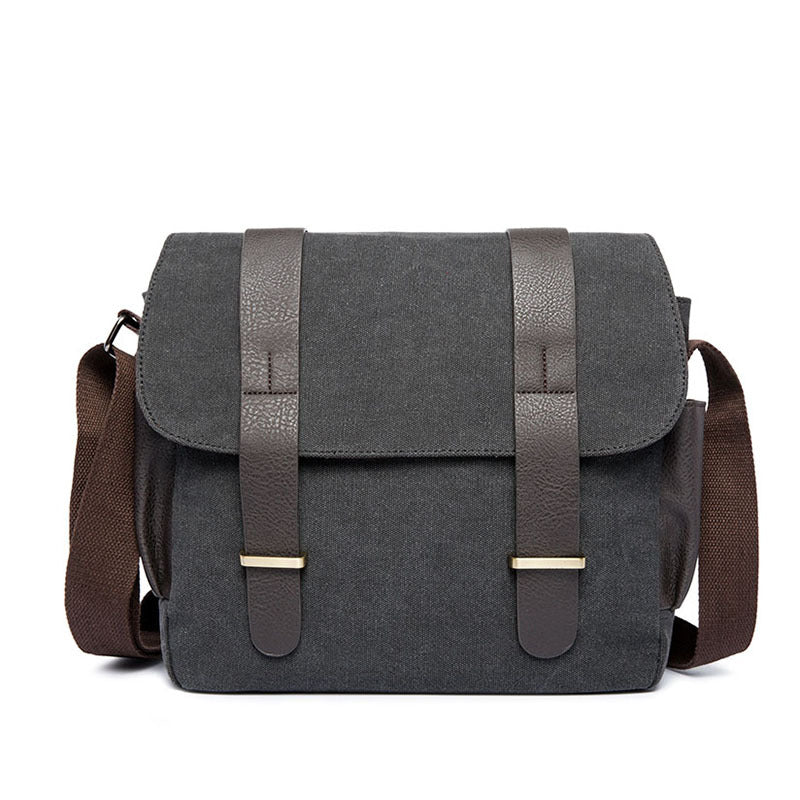 Men's shoulder bag, travel leisure crossbody bag canvas, student bag, men's crossbody bag