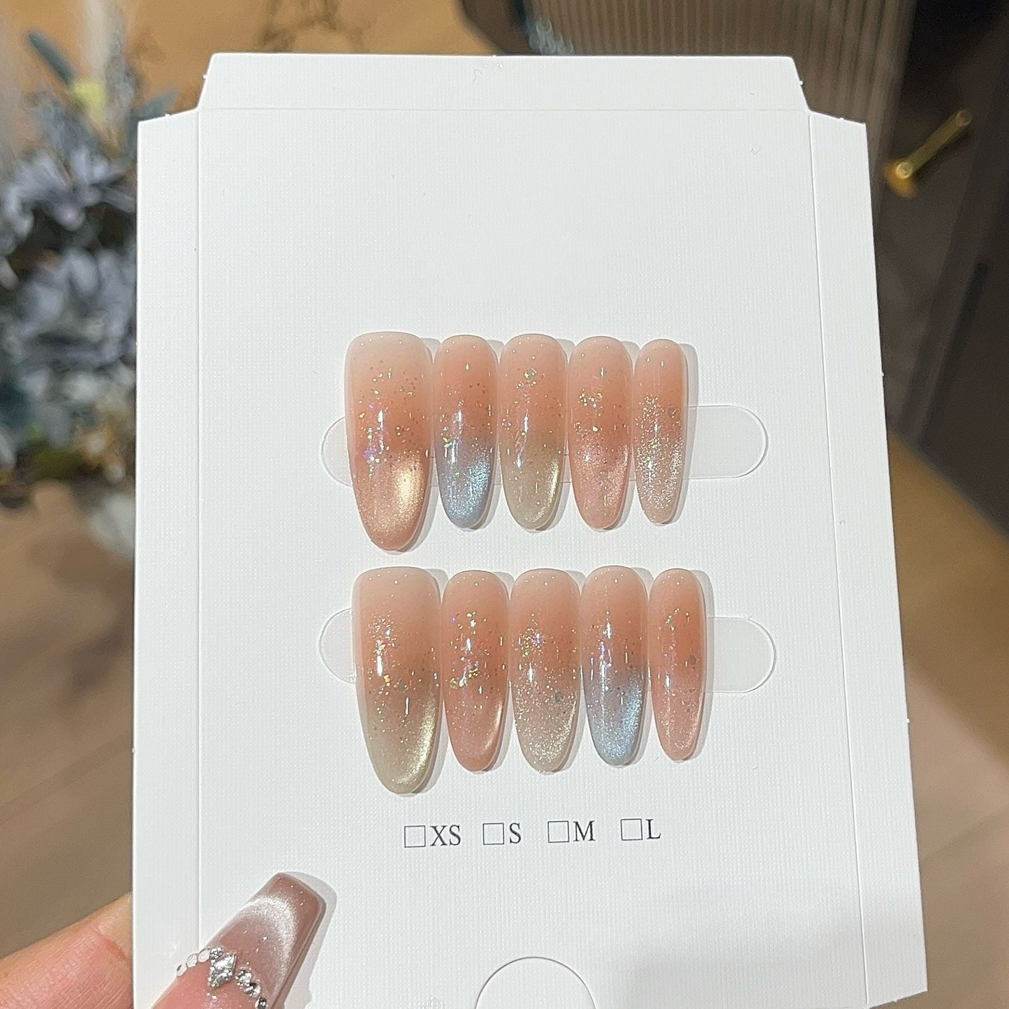 1035- Handmade press on nails