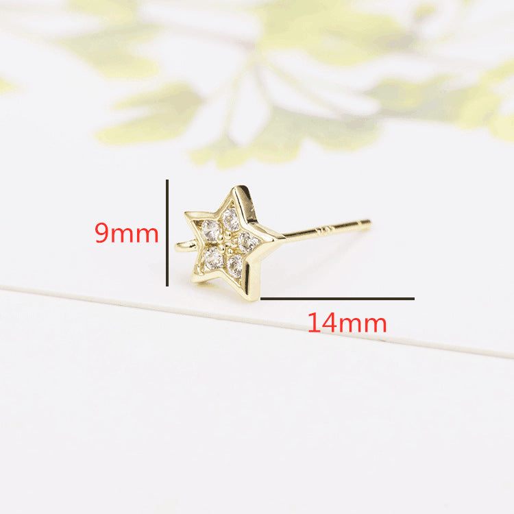 Gold Star Hoop Earrings for Women earringEarrings for WomenGold Star EarringsGold Star Earrings for WomenStar Earrings for Women