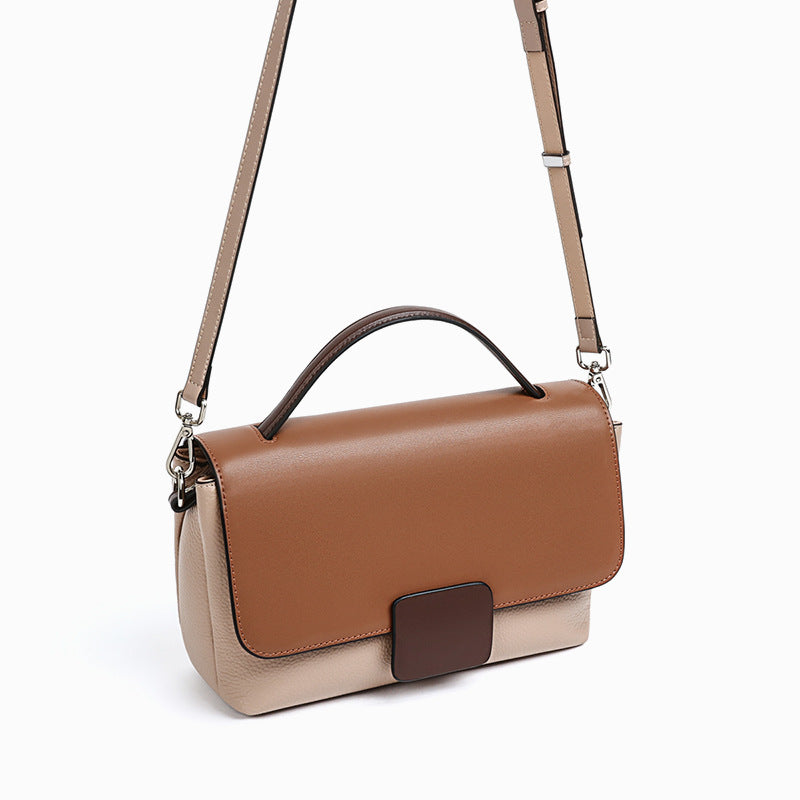 Genuine leather crossbody bag