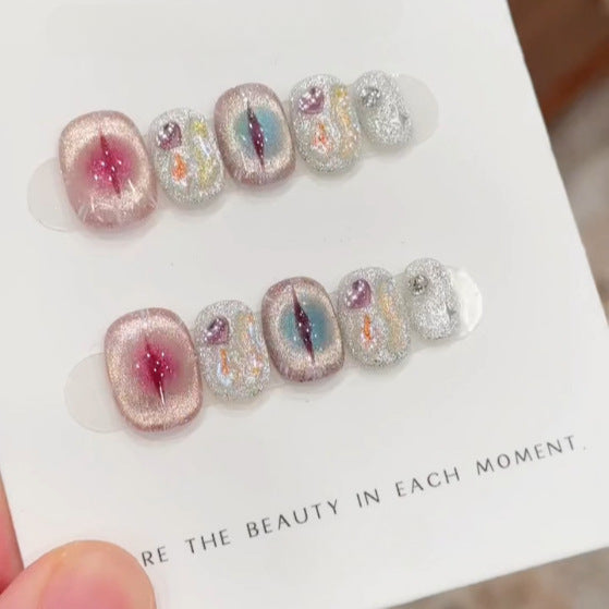 0970- Handmade press on nails