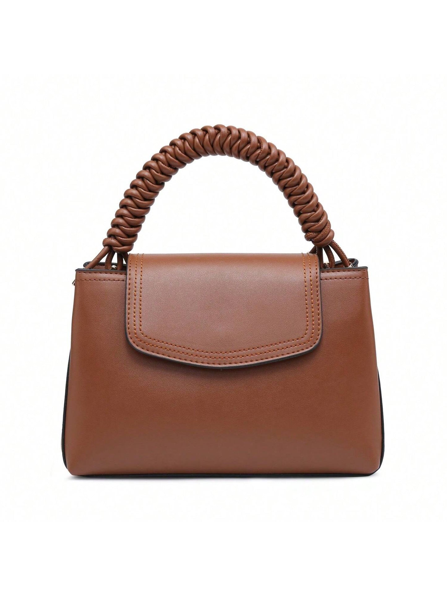 Compact Purse With Braided Handle