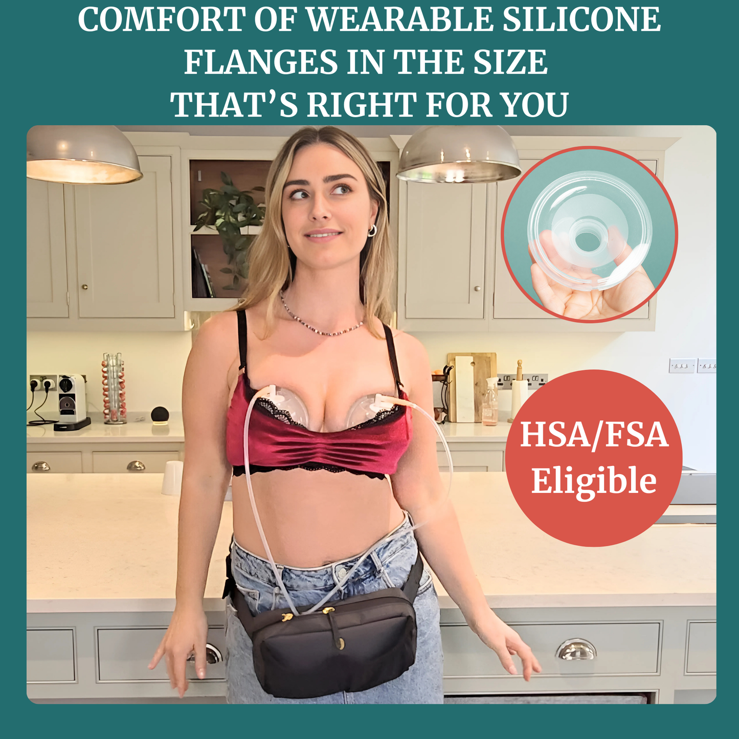 Wearable Breast Pump Flange - 24mm & 27mm