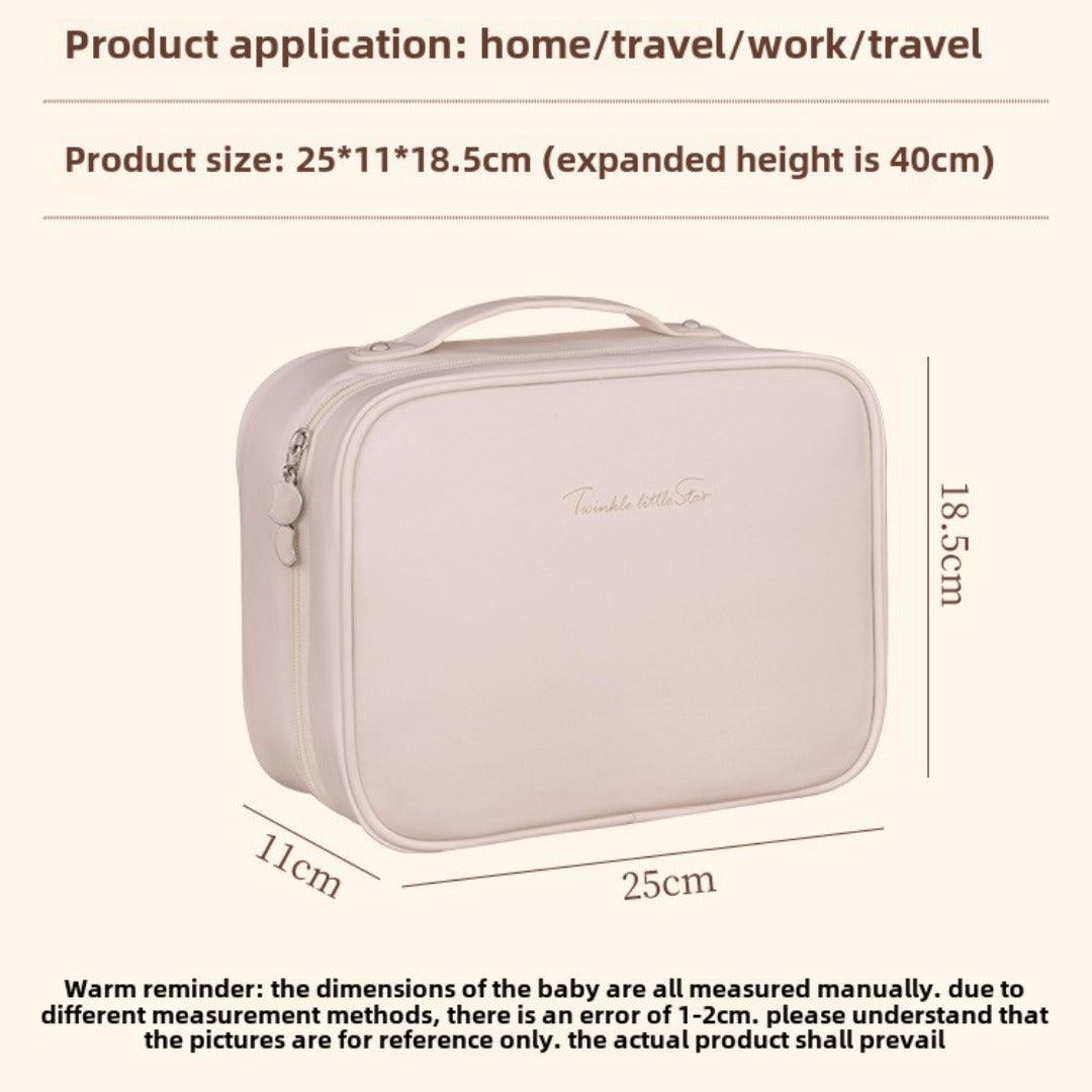 Multifunctional cosmetic bag, large capacity waterproof cosmetic bag, storage bag, makeup bag organizer,Makeup bag with compartments,