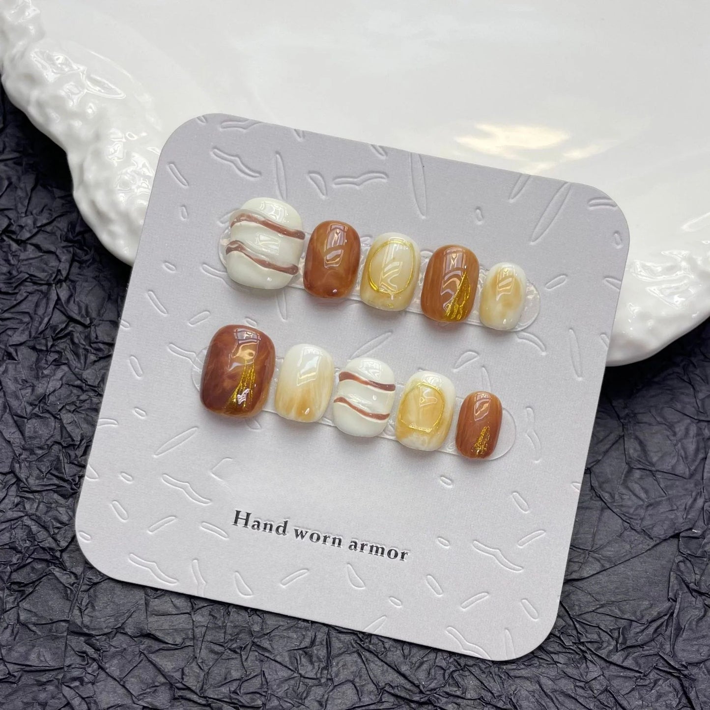 0938- Handmade press on nails