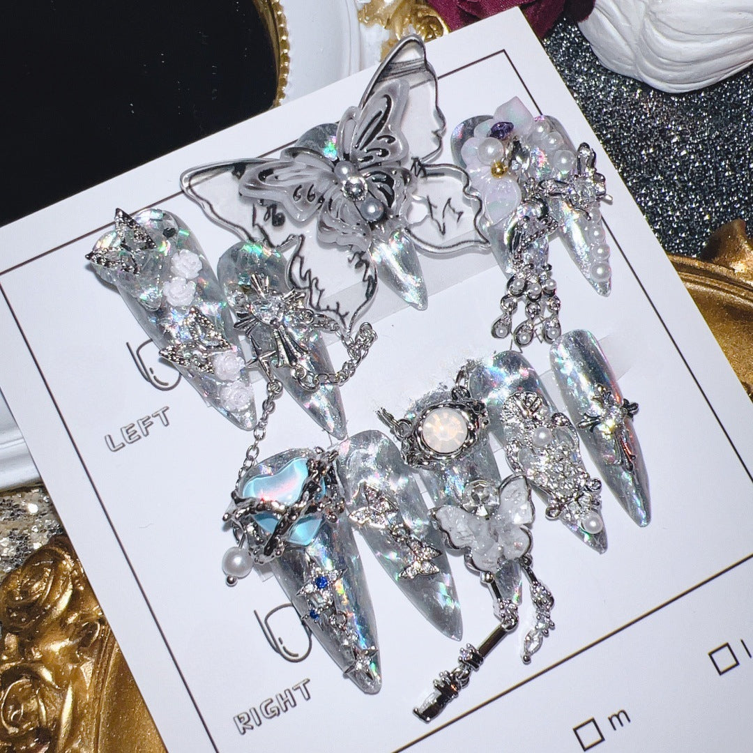 1017-Handmade press on nails