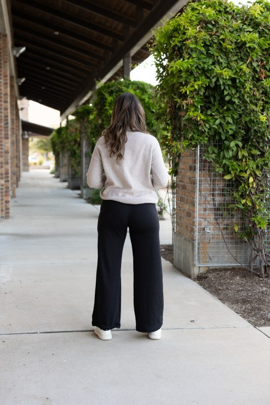 Julia Rose |The Jenna - Comfy Wide Leg Fleece pants