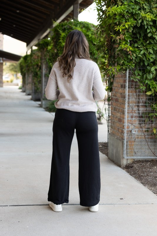 Julia Rose |The Jenna - Comfy Wide Leg Fleece pants