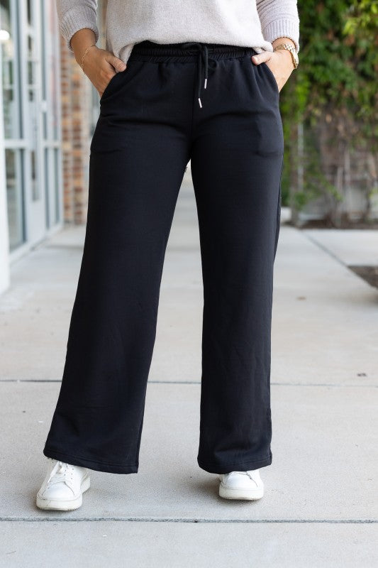 Julia Rose |The Jenna - Comfy Wide Leg Fleece pants