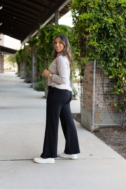 Julia Rose |The Jenna - Comfy Wide Leg Fleece pants