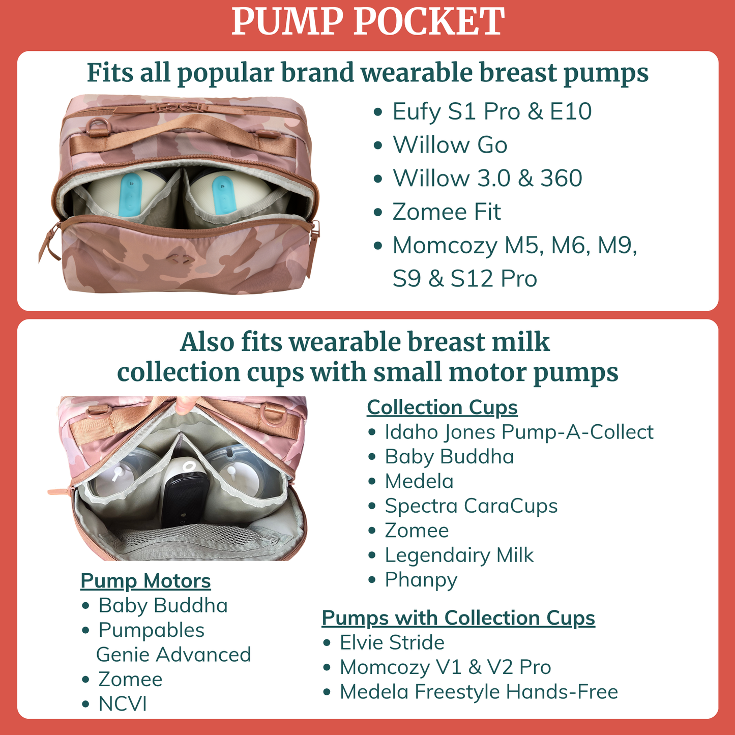 Wearable Breast Pump Bag with Cooler - Elsworth