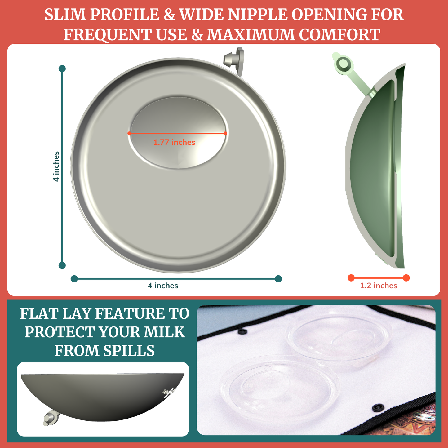 Breast Milk Catcher - Milk-A-Save