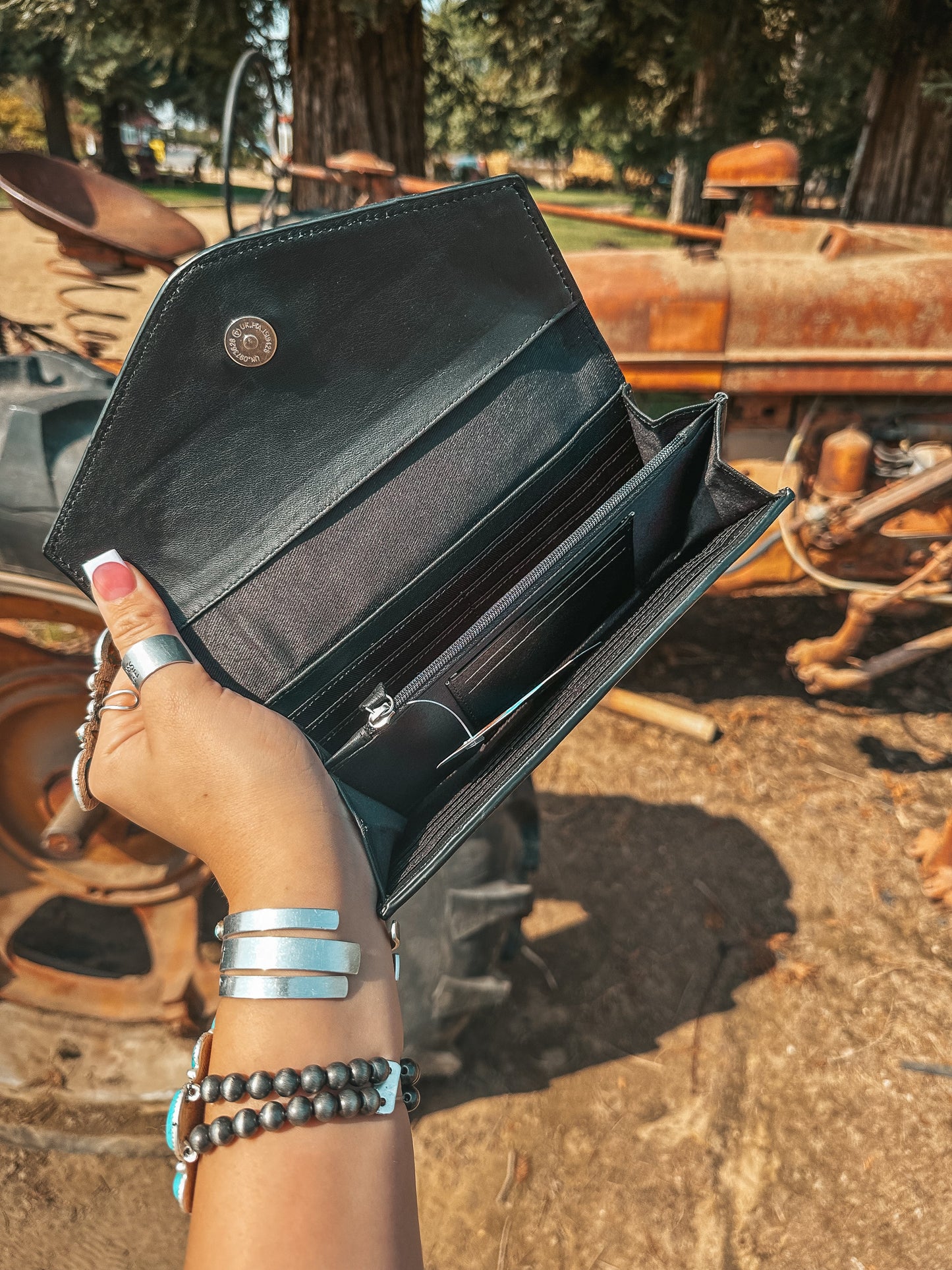 The Turquoise Tooled Beauty Wallet