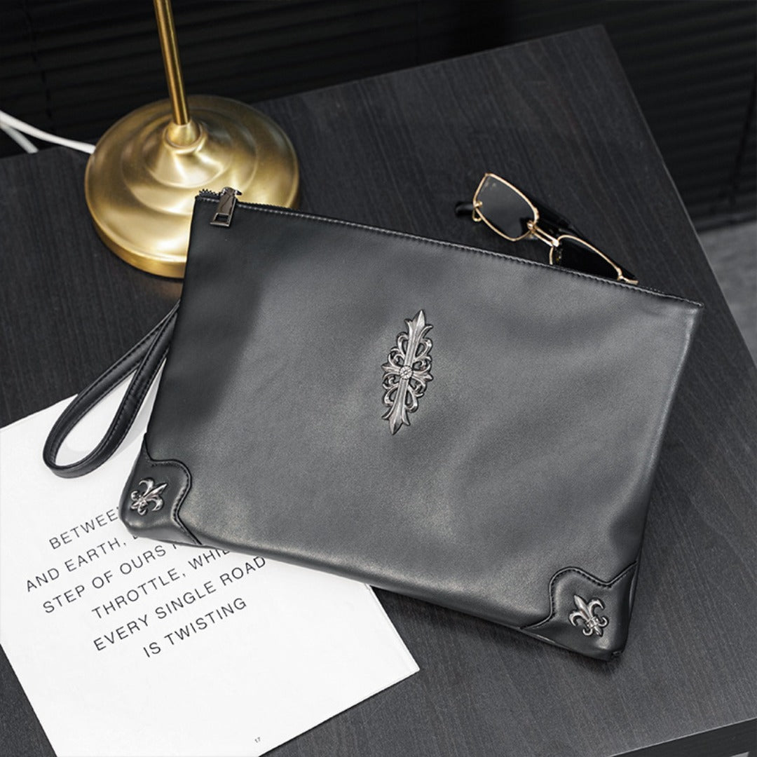 Men's stylish fashion evening clutch bags rivet messenger bags iPad wrist bags, wristlet purses, Wristlet bag,