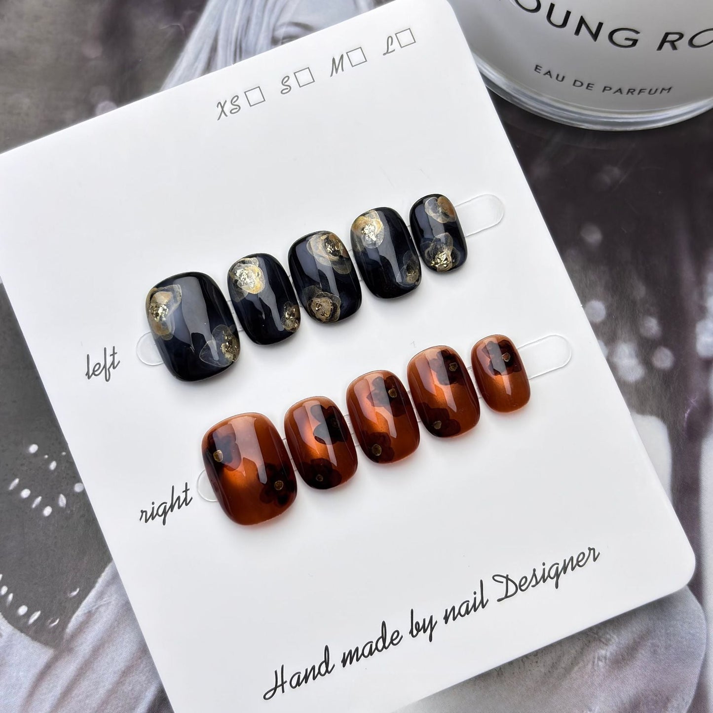 1002- Handmade press on nails