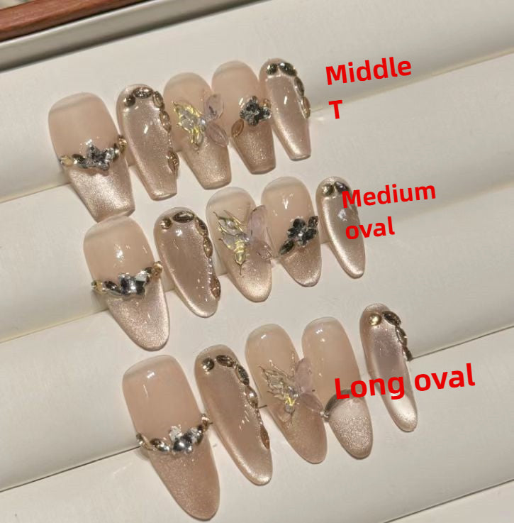 1009- Handmade press on nails