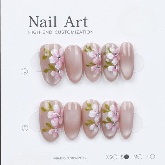 1052- Handmade press on nails
