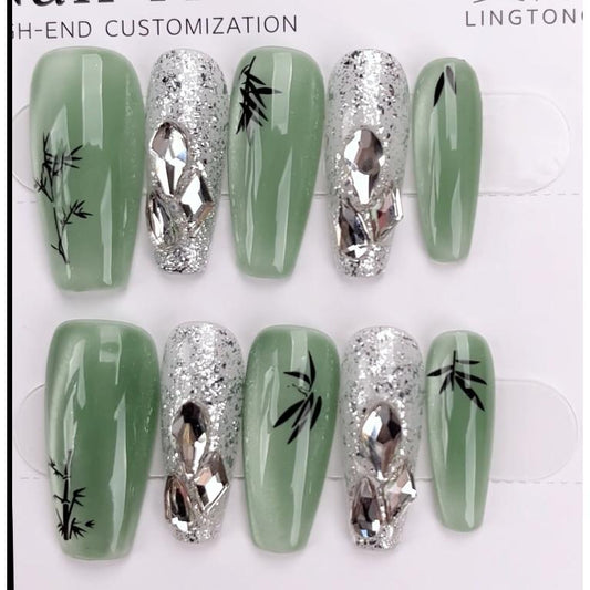 1048- Handmade press on nails