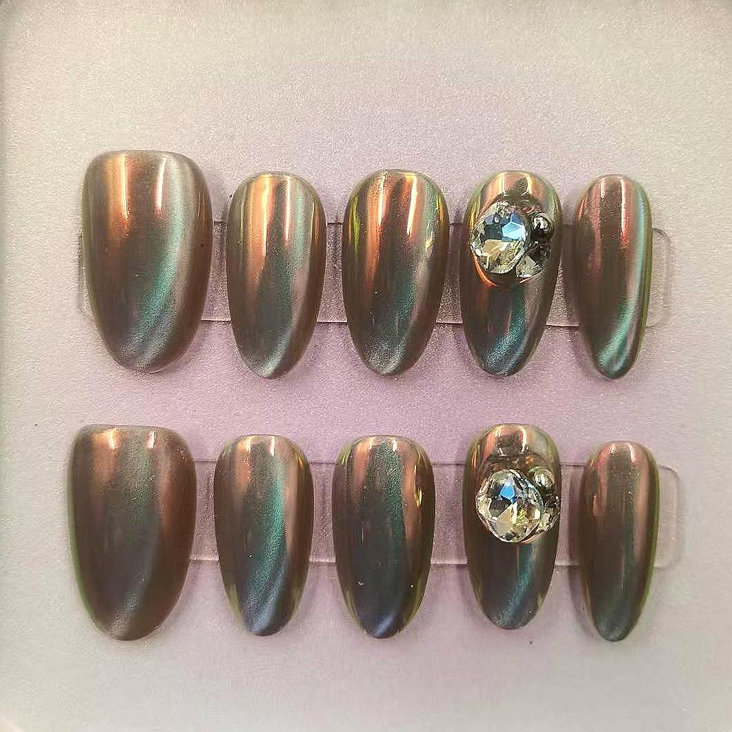 1053- Handmade press on nails