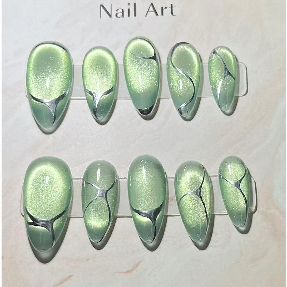 1075 Handmade Press on Nails
