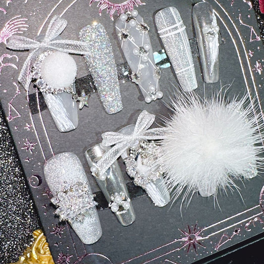 1015-Handmade press on nails