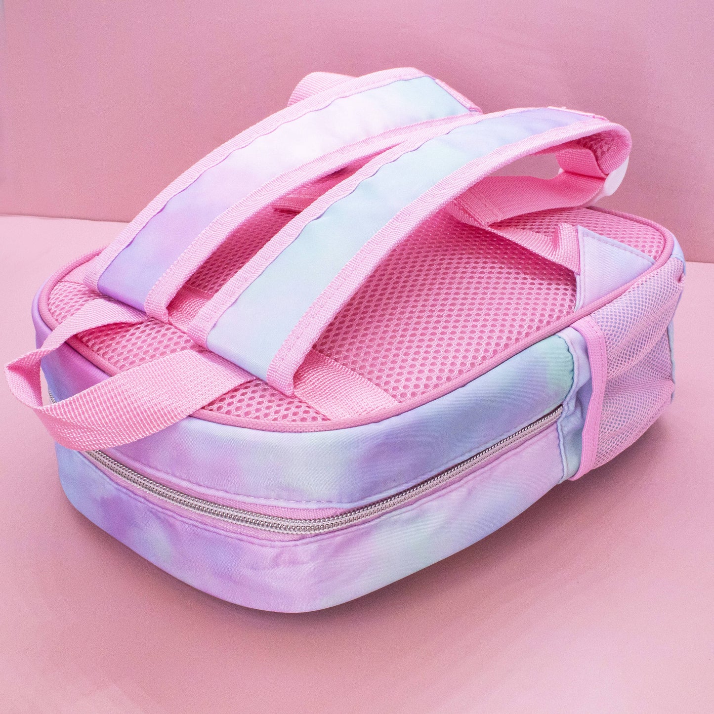 Girls Backpack with Glitter Varsity Letters - Mini Tie Dye